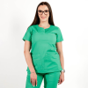 Bluza medicala Lotus Flex, stretch, verde chirurgical deschis, CVC-NP3 XL