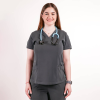 Bluza medicala Lotus Flex, stretch, gri, TS-NP7 2XL
