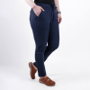 Pantaloni medicali Lotus Flex, stretch, cu snur, bleumarin, TRS-SP9