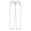 Pantaloni medicali Lotus Flex, stretch, cu snur, bleumarin, TRS-SP9