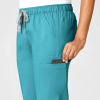 Pantaloni uniforma medicala, WonderWork, 505-TEAL