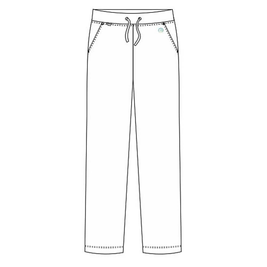 Pantaloni medicali Lotus Flex, stretch, cu snur, bleumarin, TRS-SP9