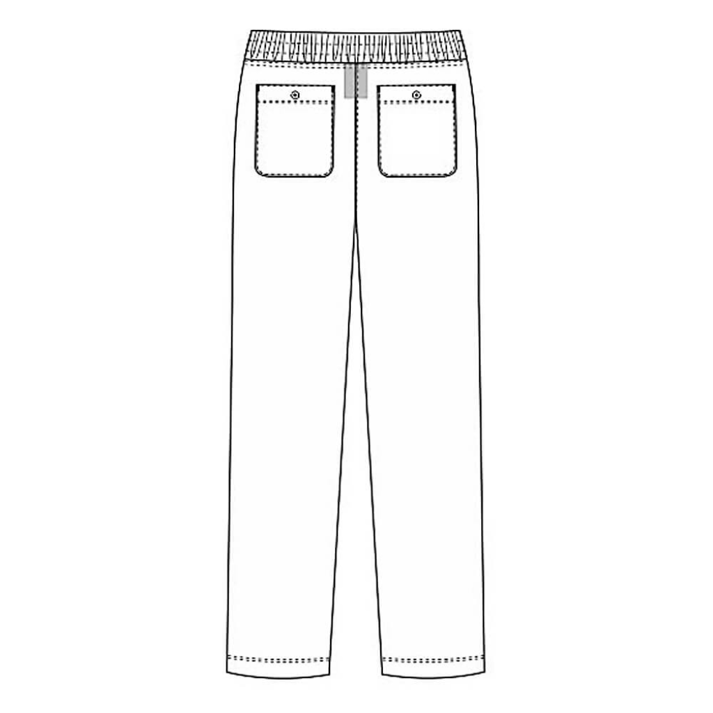 Pantaloni medicali Lotus Flex, stretch, cu snur, bleumarin, TRS-SP9