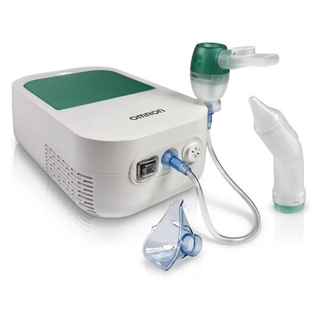 Nebulizator cu compresor si aspirator nazal Omron DuoBaby