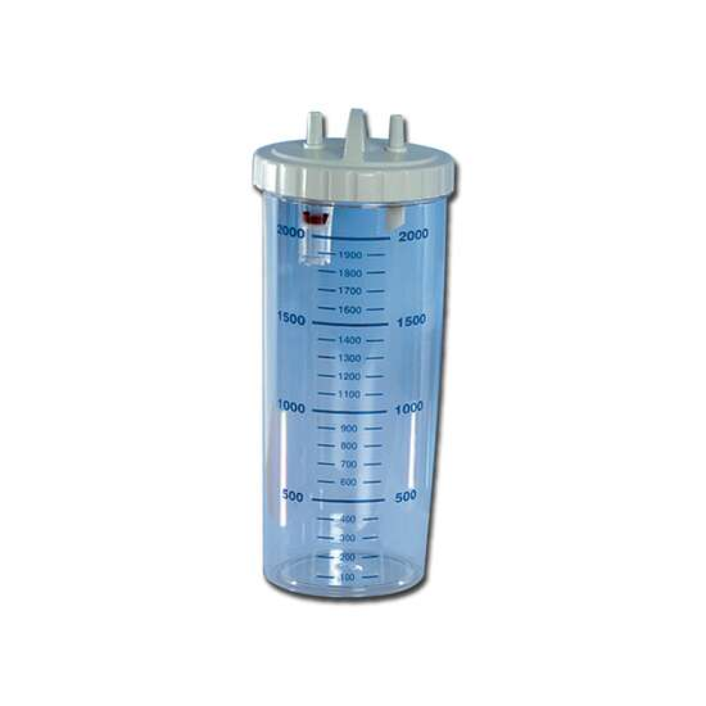 Borcan autoclavabil cu capac 2L