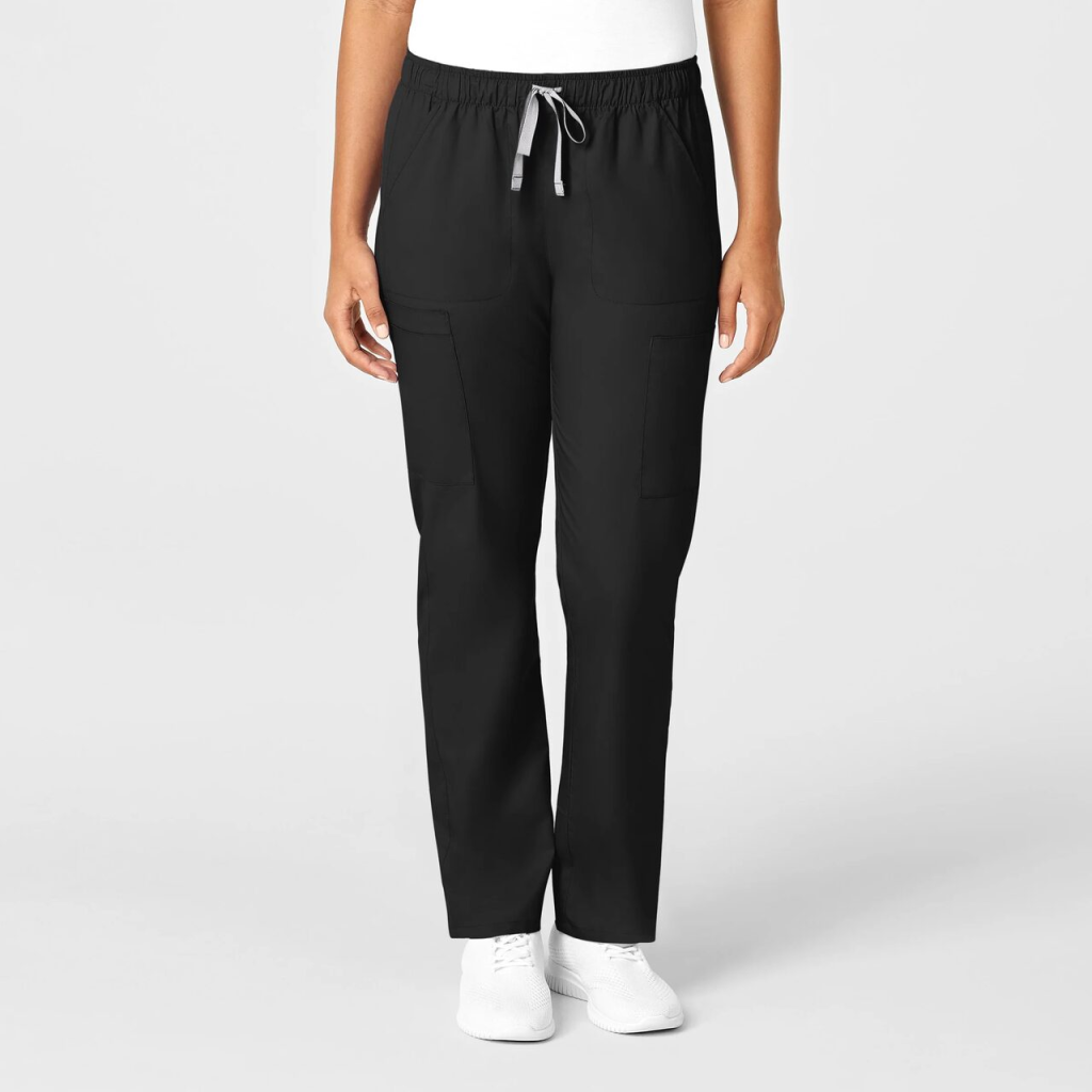 Pantaloni uniforma medicala, WonderWork, 505-BLAC XS