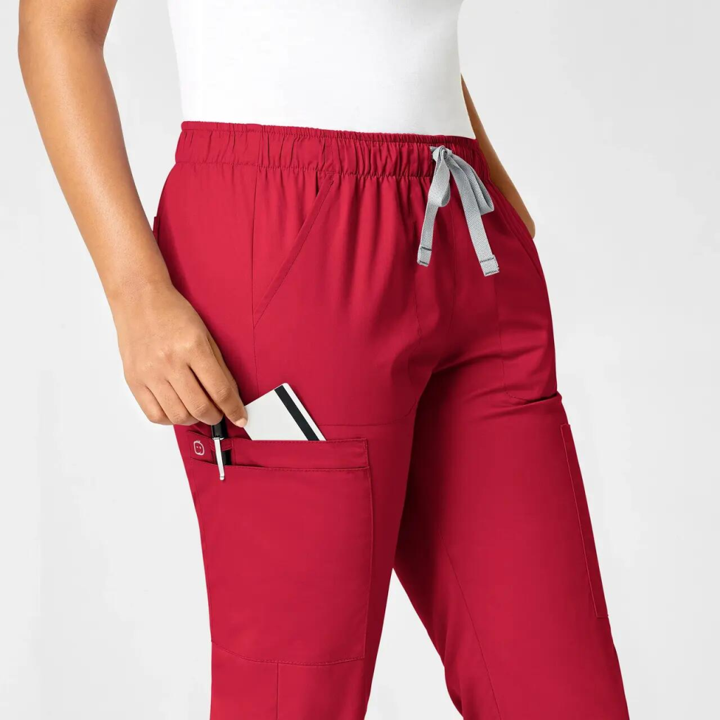 Pantaloni uniforma medicala, WonderWork, 505-REDT