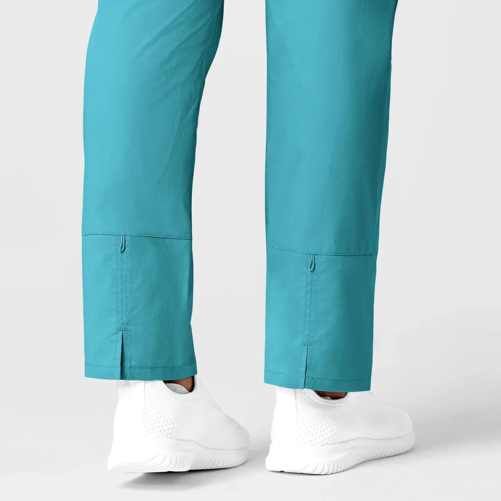 Pantaloni uniforma medicala, WonderWork, 505-TEAL