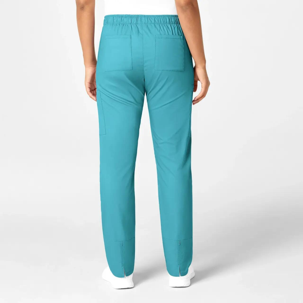 Pantaloni uniforma medicala, WonderWork, 505-TEAL