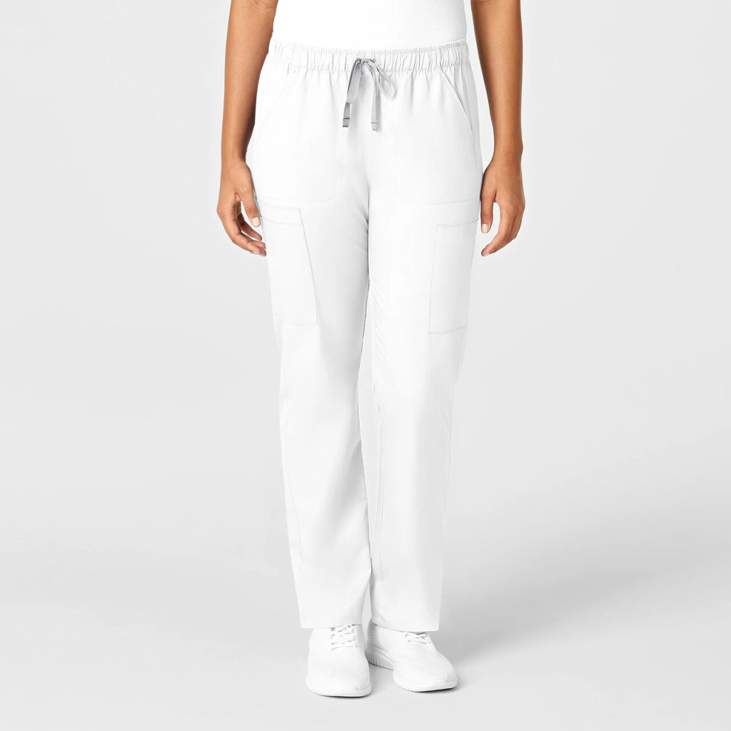Pantaloni uniforma medicala, WonderWork, 505-WHIT