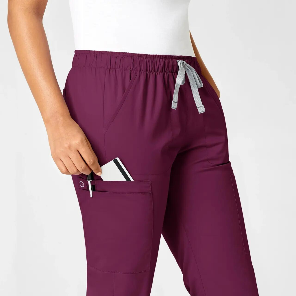 Pantaloni uniforma medicala, WonderWork, 505-WINE