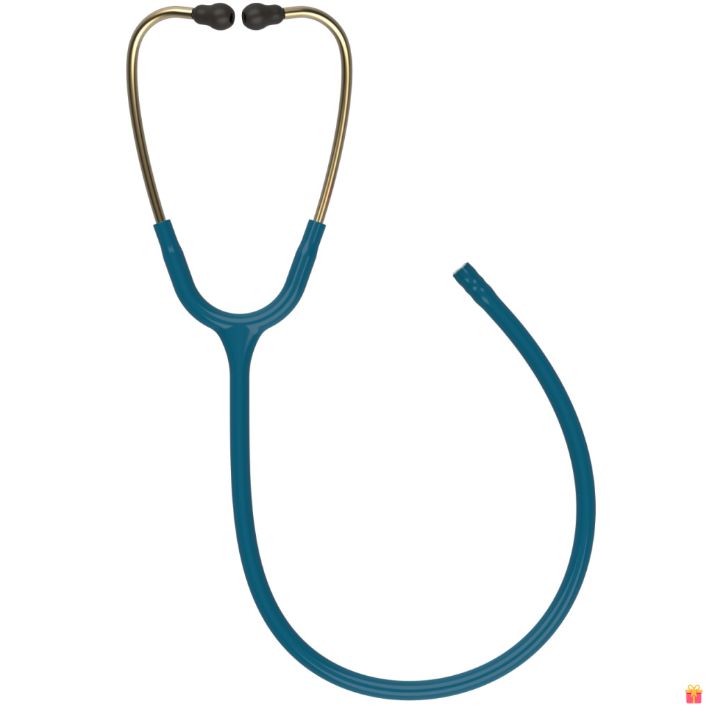 Tub Littmann Classic III  Albastru Caraibe brate aurii pentru stetoscop 5807