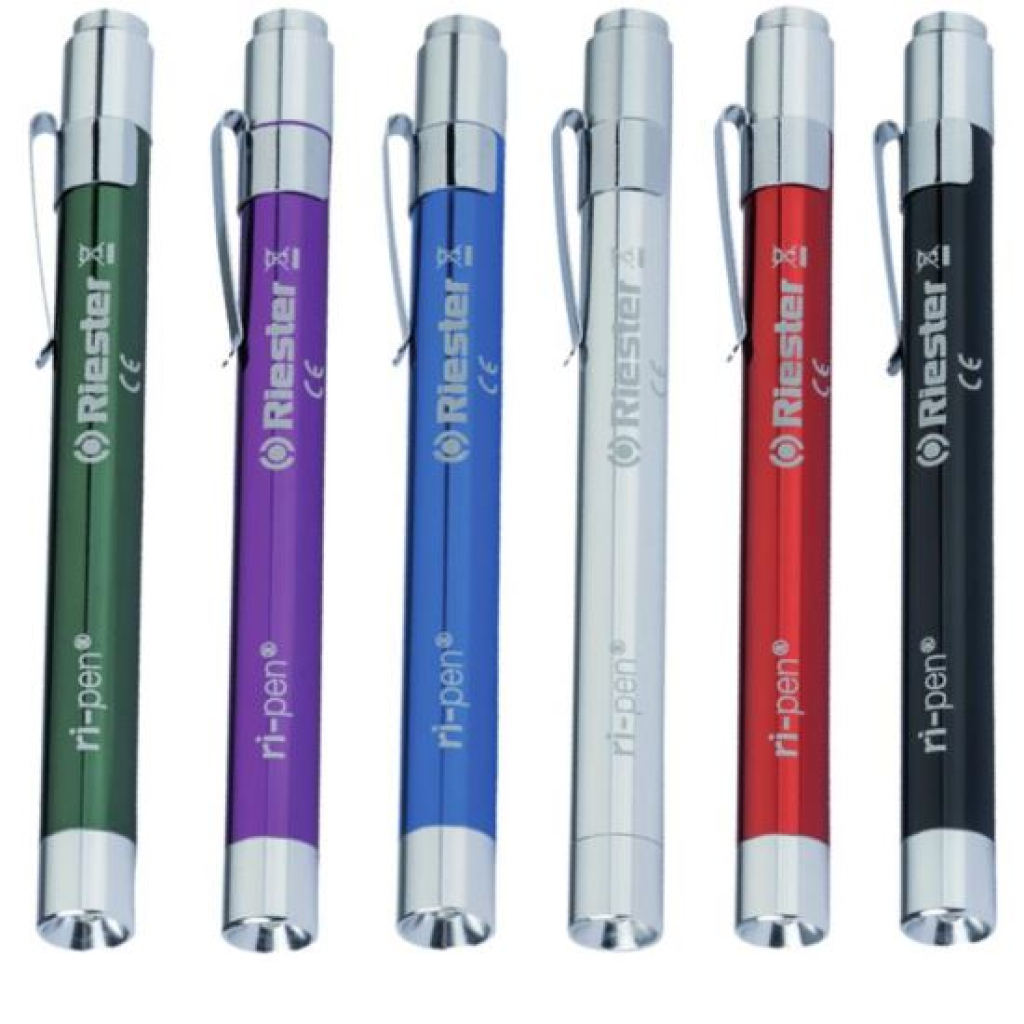 Lanterna diagnostic RIESTER Ri-Pen cu LED 3V, 6buc/set 5072 verde
